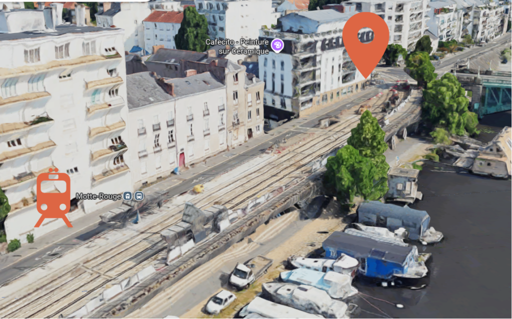 Accès à l'étude de notaire à Nantes en tramway.